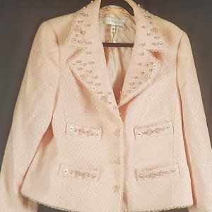 AUTHENTIC VINTAGE  ESCADA PINK TWEED JACKET